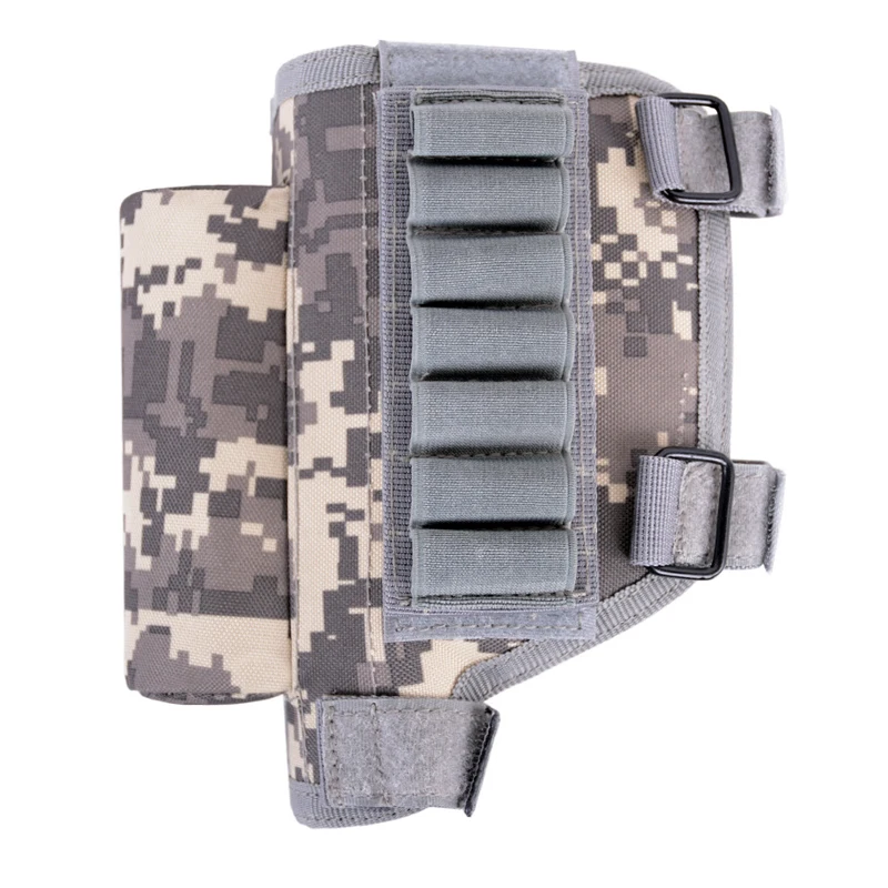 Тактическая Военная винтовка Buttstock разгрузка оболочки патронов сумка держатель