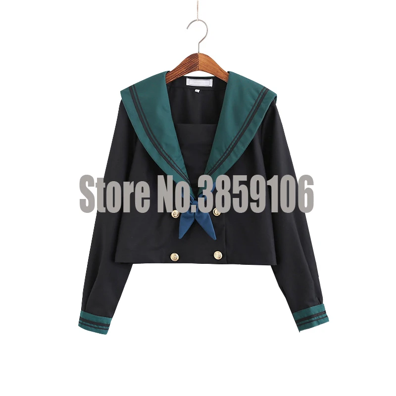 UPHYD Bright Stars High Quality Japanese Style Students School Uniform Girl Women Sweater JK School Uniforms Cardigans - Цвет: Long Sleeve Top