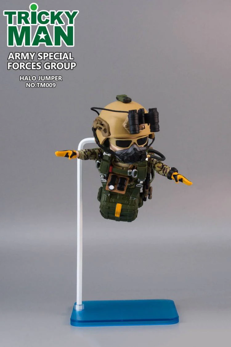 12,5 см 5 ''TM008/TM009 TRICKYMAN Новая серия армейский спецназ Группа HALO/ARSOC HALO джемпер фигурка модель для фанатов подарки