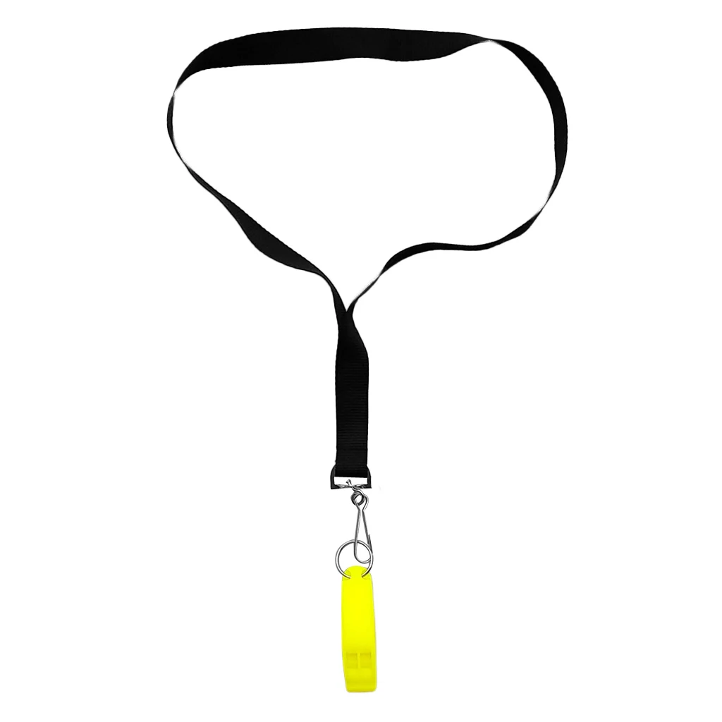 Safety Emergency Survival Rescue Signaling Whistle Scuba Diving Outdoor Whistle with Lanyard for Boating Hunting Fishing