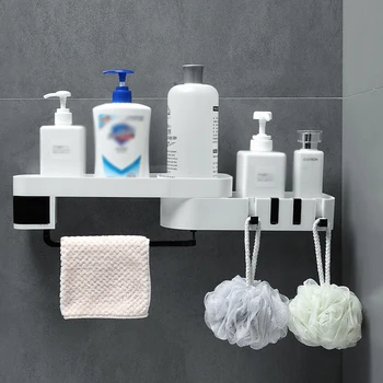 

Hooks For Bathroom Accessories Foldable Organizer Bathroom Shelf Organizer For Things Toiletries Storage Rack Hooks On The Wall