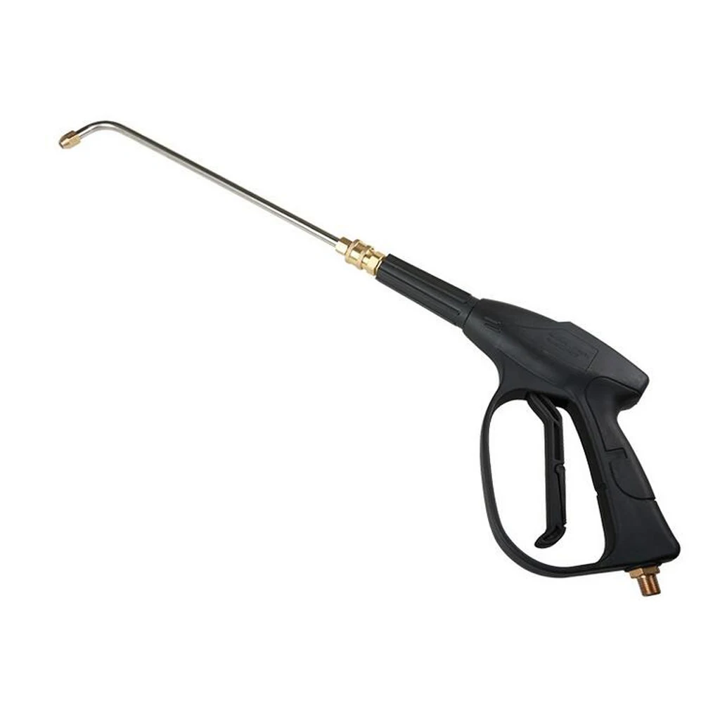 3600psi Metal Pole High Pressure Washer Spray Nozzle Water 90 Degree Angled Wand 1/4inch Quick Release