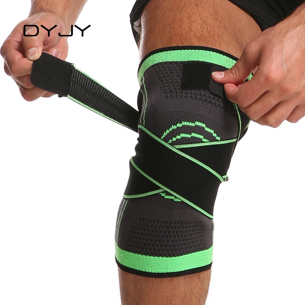 Sports Kneepad Brace-Protector Basketball-Volleyball Women Fitness-Gear Elastic Pressurized