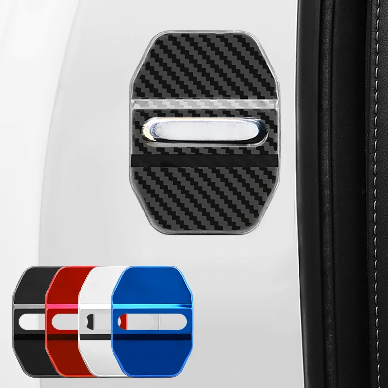 Car door lock cover 4 pieces protect buckle cover rust for BMW X1 X3 X4 X5 X6 E46 E90 E60 F10 E39 F30 E36 F20 E87 E70 E91 E30