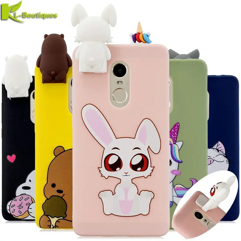 Чехол для redmi note 4 чехлы Xiaomi Redmi Note чехол 4X 3D кукла DIY игрушка мягкий телефона