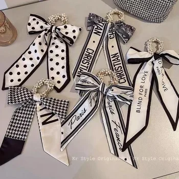 여성용 헤어 밴드, 헤어 액세서리, 탄성 스크런치, 헤어 타이, 리본 머리띠, 소녀 헤어밴드, 와인딩 티아라 헤어웨어, 머리 장식