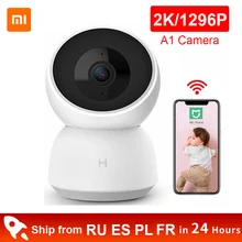 Xiaomi inteligentny aparat Webam 2K 1296P HD WiFi podczerwieni noktowizor 360 kąt kamery A1 kamera wideo dziecko Monitor bezpieczeństwa kamera IP