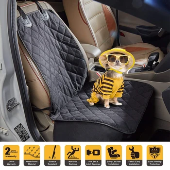 

With Belt Dog Cat Front Waterproof Easy Clean Pet Car Accessories Soft Universal Dust Resistant Trucks Anti Slip Seat Cover