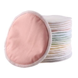 Coussinets d'allaitement lavables, en bambou, 12cm, pour femmes enceintes, 10 pièces 