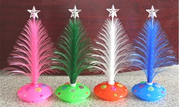 

Kerstcadeau Kerstversiering kleurrijke vezel kerstboom