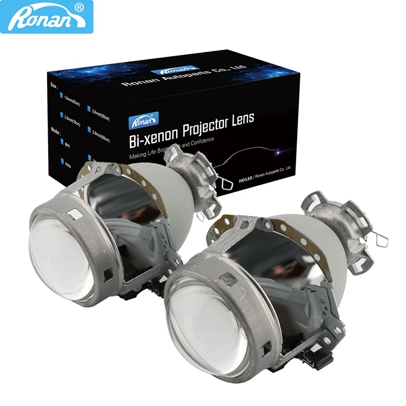RONAN 3 0 &quotE55 G2 D2S bi xenon объектив фары для E65 A6 C5 A6L S6 W209 219 251 212 R171 ML320 | Автомобили и