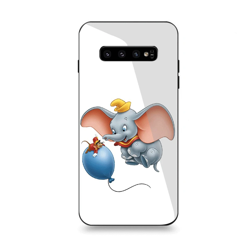 G4 Чехол для телефона Стекло для samsung A10 A20 A30 A40 A50 A60 A70 S7 край S8 S9 S10 плюс Чехол Дамбо - Цвет: G4
