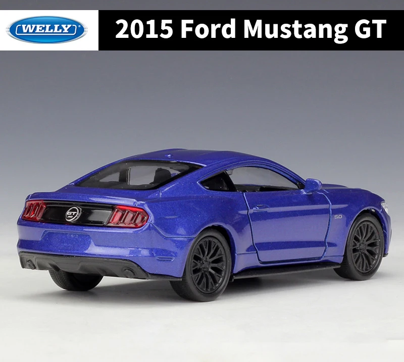 WELLY литой 1:36 металлический автомобиль 2015 Ford Mustang GT спортивный модель автомобиля