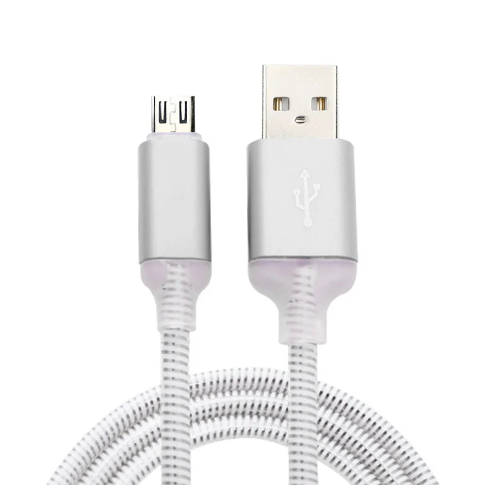 Видимый светодиодный светильник Micro usb для зарядки и синхронизации данных для телефона Android