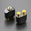 YuXi 3.5 mm Jack Stereo Male To 2 RCA Plug Female Adapter Y Splitter RCA Audio Adapter Connector 3.5mm Audio Cable Converter ► Photo 2/6