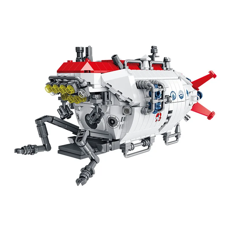 

Scientific Exploration Deep Sea Submersible Collection Model Building Blocks Bricks Toys Christmas Gifts