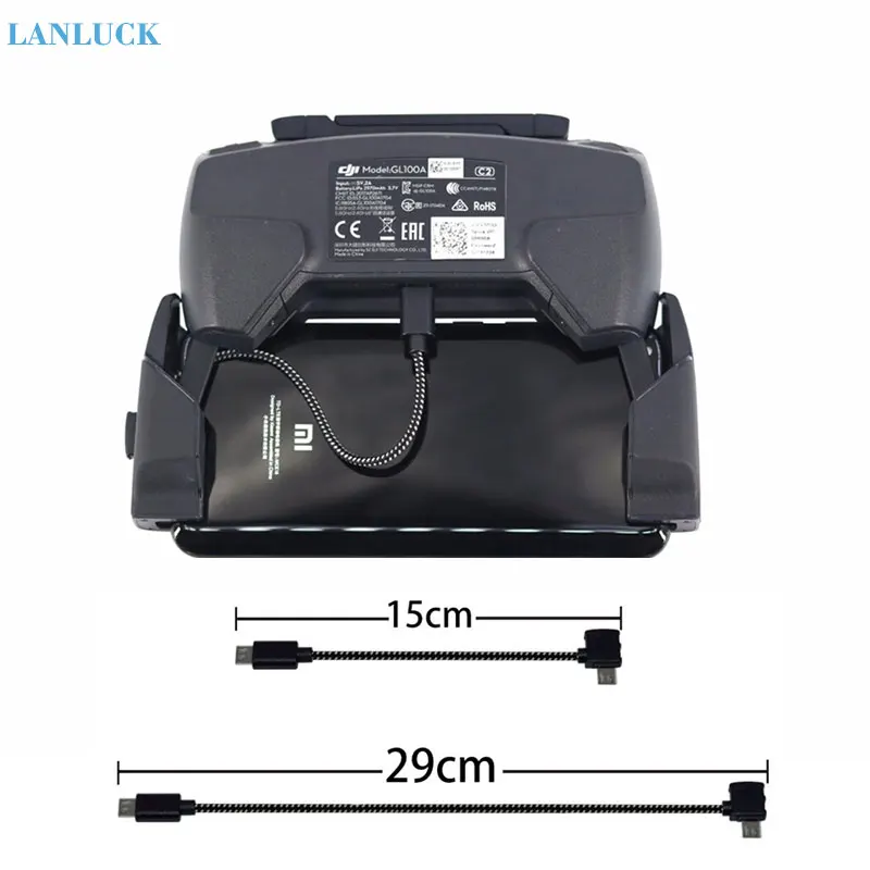 

OTG Remote Controller Data Cable For DJI Spark Drone Type-C Micro-USB IOS Port Connecting Phone Tablet Connector Spare Parts
