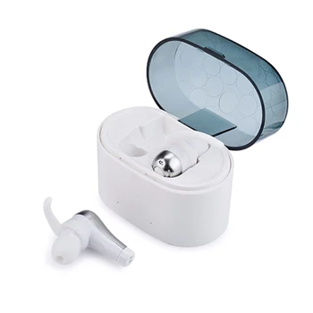

ABKT-Qy1 Tws Hifi Earphone With Mic Bluetooth 5.0 Edr Wireless Earbuds Stereo Hands Microphone For Phone With Charger Box(White)
