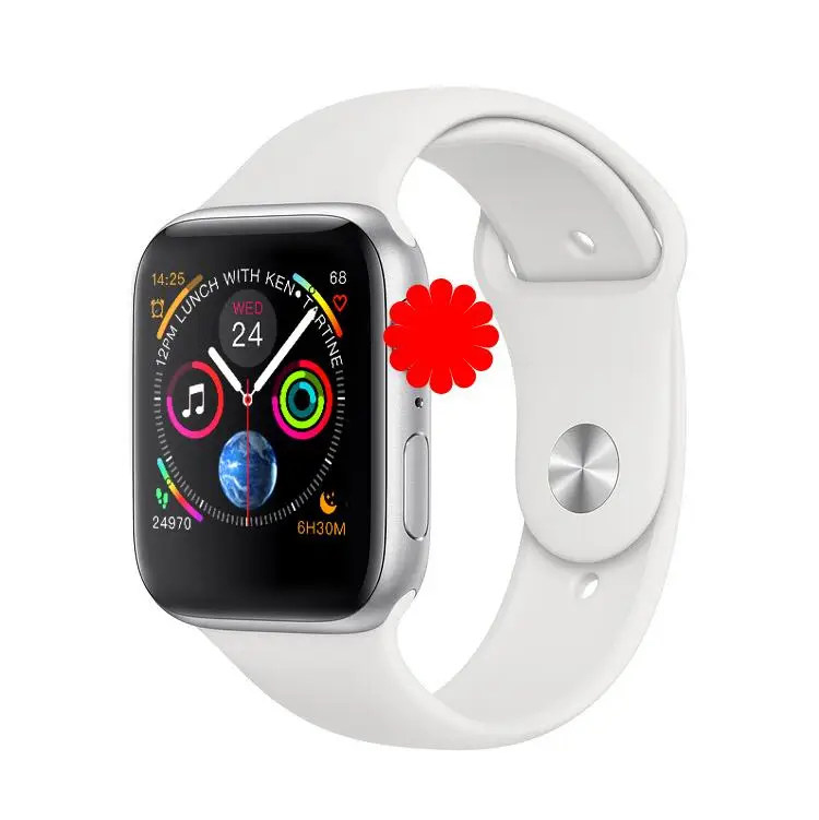 IWO 8 PLUS bluetooth Sports Band Smart Watch Wireless Charging Smartwatch 44MM Series 4 for Apple Watch Iphone Andriod phone