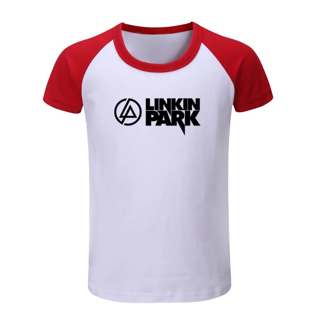 Забавные детские футболки в стиле «Linkin Park Symbol Blink», коллекция 182 года, детские футболки с рисунками, топы с короткими рукавами, рождественский подарок - Цвет: JeKCR2149D
