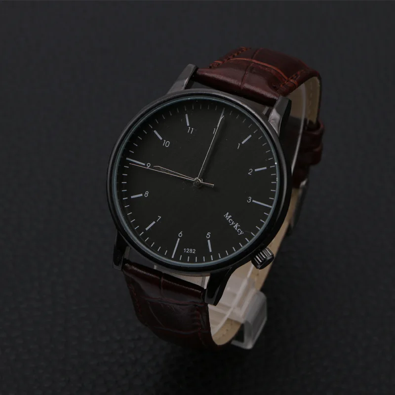 

Korean-style-Style Simple COUPLE'S Watch Men's And Women's Casual Fashion Stylish Watch Retro Leather Belt Quartz Watch