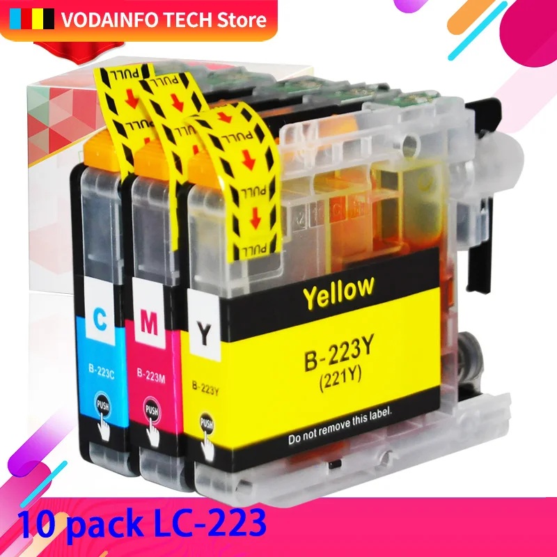 Cartucho de Tinta Compatível para o Irmão Irmão Lc223 Dcp-j562dw J4120dw Mfc-j480dw J680dw J880dw J4620dw J5720dw J5320dw - Imagem 4