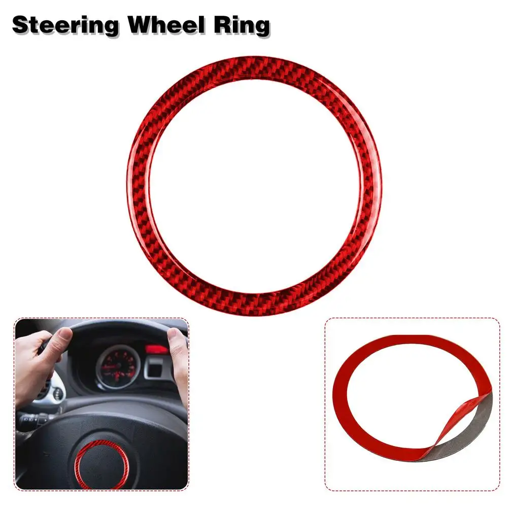 Steering Wheel Decoration Cover Car Bearing Circle Ring Decor For MW Mini JCW Cooper R55 R56 R60