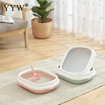 

Silicone Cat Litter Basin Cat Litter Shovel Pet Toilet Bedpan Cat Litter Box Cat Dog Tray With Scoop Toilet Supply Dog Toilette