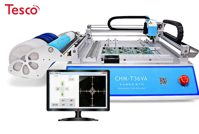 

Hot SMT Production line: CHMT36VA Pick and Place Machine + 4432 Stencil Printer + Reflow Oven T962C, PCB assembly