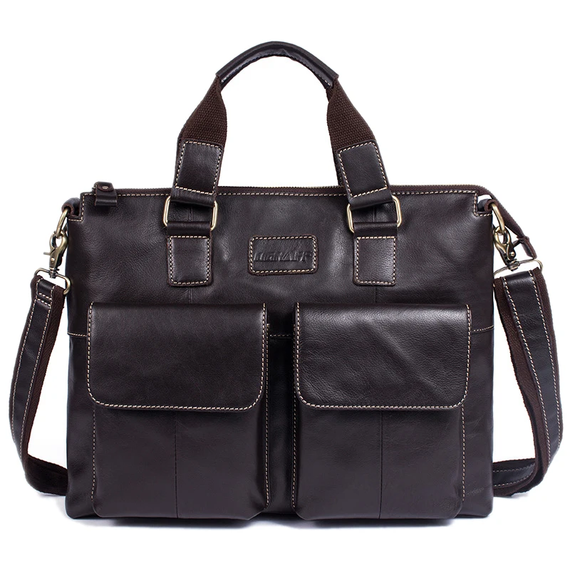 

AUAU-OGRAFF Men's Bag Genuine Leather Messenger Bags Crossbody Shoulder Bag Laptops Business Handbags Tote Bag Design Male Brief
