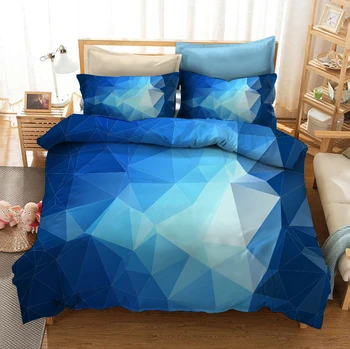 

Gradient Geometry 3D Printed Bedding Set Duvet Covers Pillowcases Comforter Bedding Set Bedclothes Bed Linen(NO Sheet)