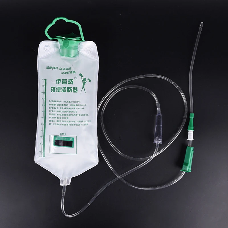 1200ml Colon Enema Bag Set Colonic Irrigation Douche Cleansing Kit Home Use