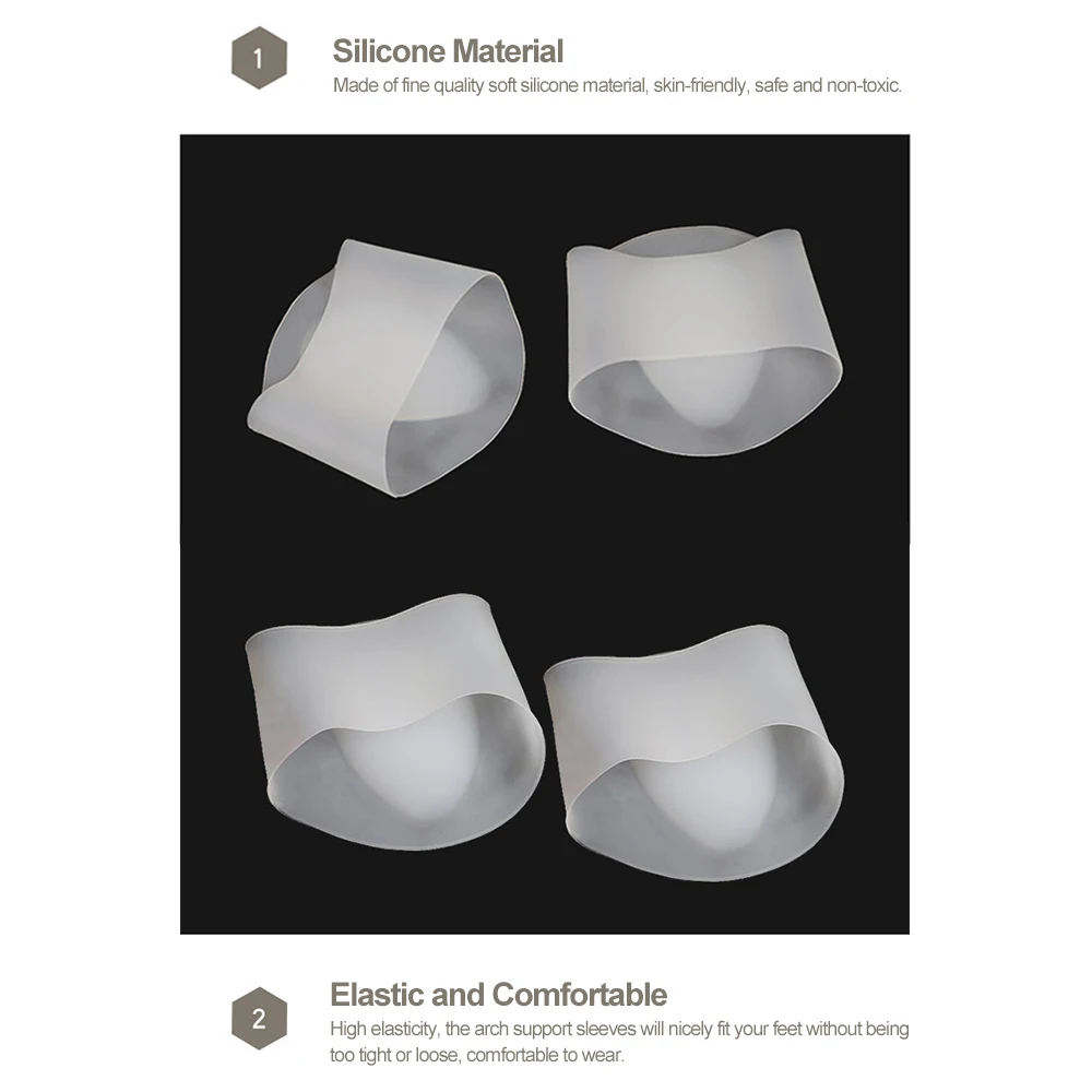 1 Pair Five Holes Toe Corrector Hallux Valgus Straightener Toe Separators Corrector Toe Braces Foot Care Tool