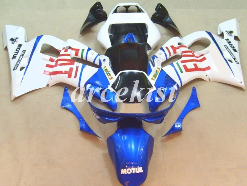 Новинка из АБС-пластика для мотоцикла обтекатели комплект подходит для Yamaha YZF-R6 98 99 00 01 02 R6 1998 1999 2000 2001 2002 тела комплект красного цвета