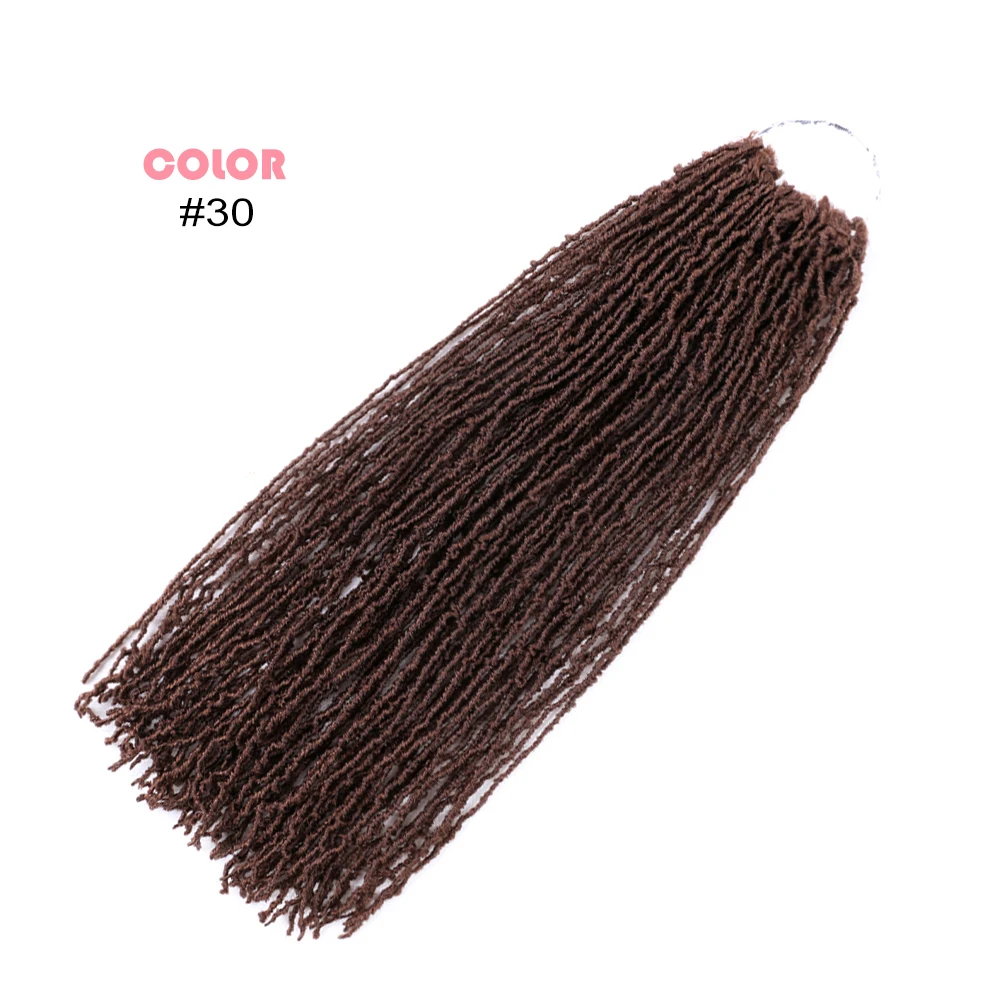 Faux Micro Locs Crochet Hair 16 Inch Sister Locks Hair Extensions Natural Curly DreadLocks Mini African Roots Black Brown Red Faux Micro Locs Crochet Hair 16 Inch Sister Locks Hair Extensions Natural Curly DreadLocks Mini African Roots Black Brown Red