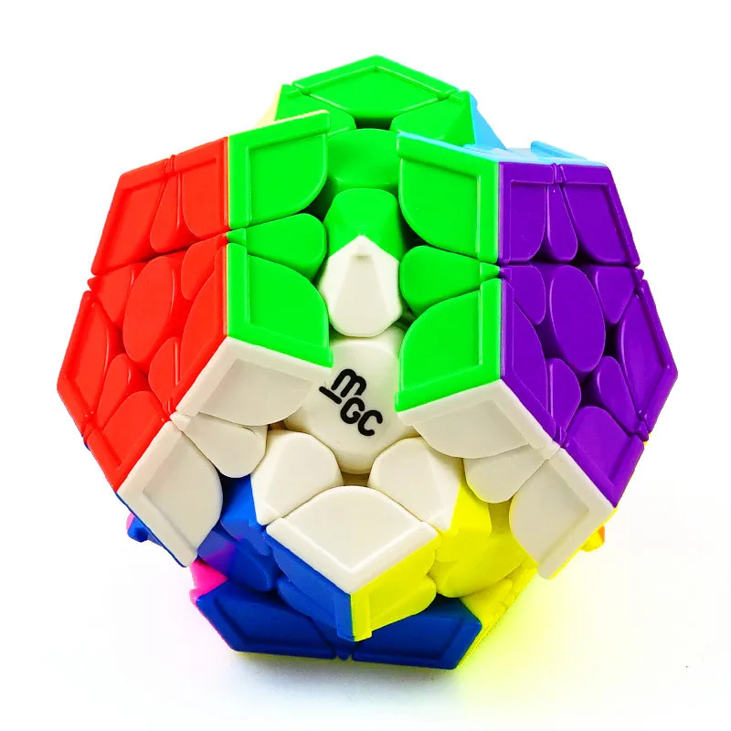 YongJun YJ MGC 3x3x3 Магнитный Megaminx megaminxed Профессиональный Многоцветный безопасный ABS магический куб скорость 3x3 головоломка куб детские игрушки