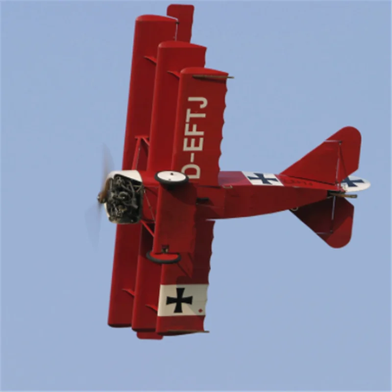Коллекция 1: 172 масштаб WWI немецкий Fokker Dr. I Красный Барон три крыла модель самолета-истребителя Литой Сплав дисплей самолета