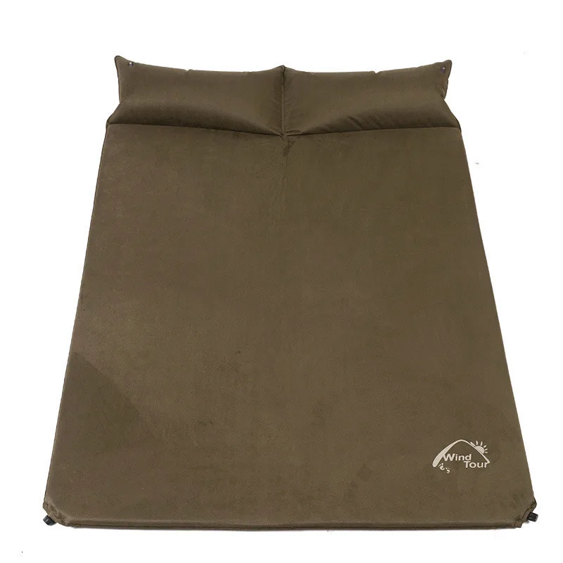 

Coupe Single Moisture-proof Pad Outdoors Chamois Down Inflation Pad Thickening Land Pad Tent Mattress Portable Noon Break Pad