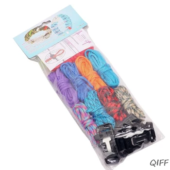 

Paracord Bracelet DIY Weaving Craft Tools Survival Paracord Combo Crafting Kit