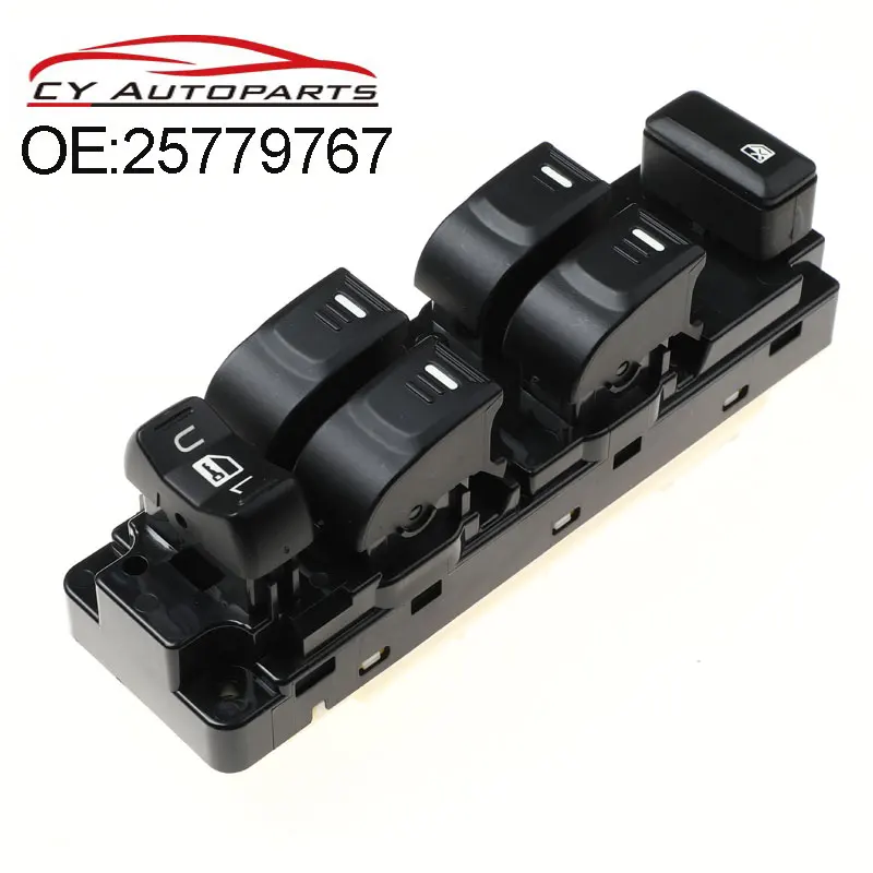 YAOPEI Power Window Master Switch 25779767 For GMC Canyon & 2004 2012