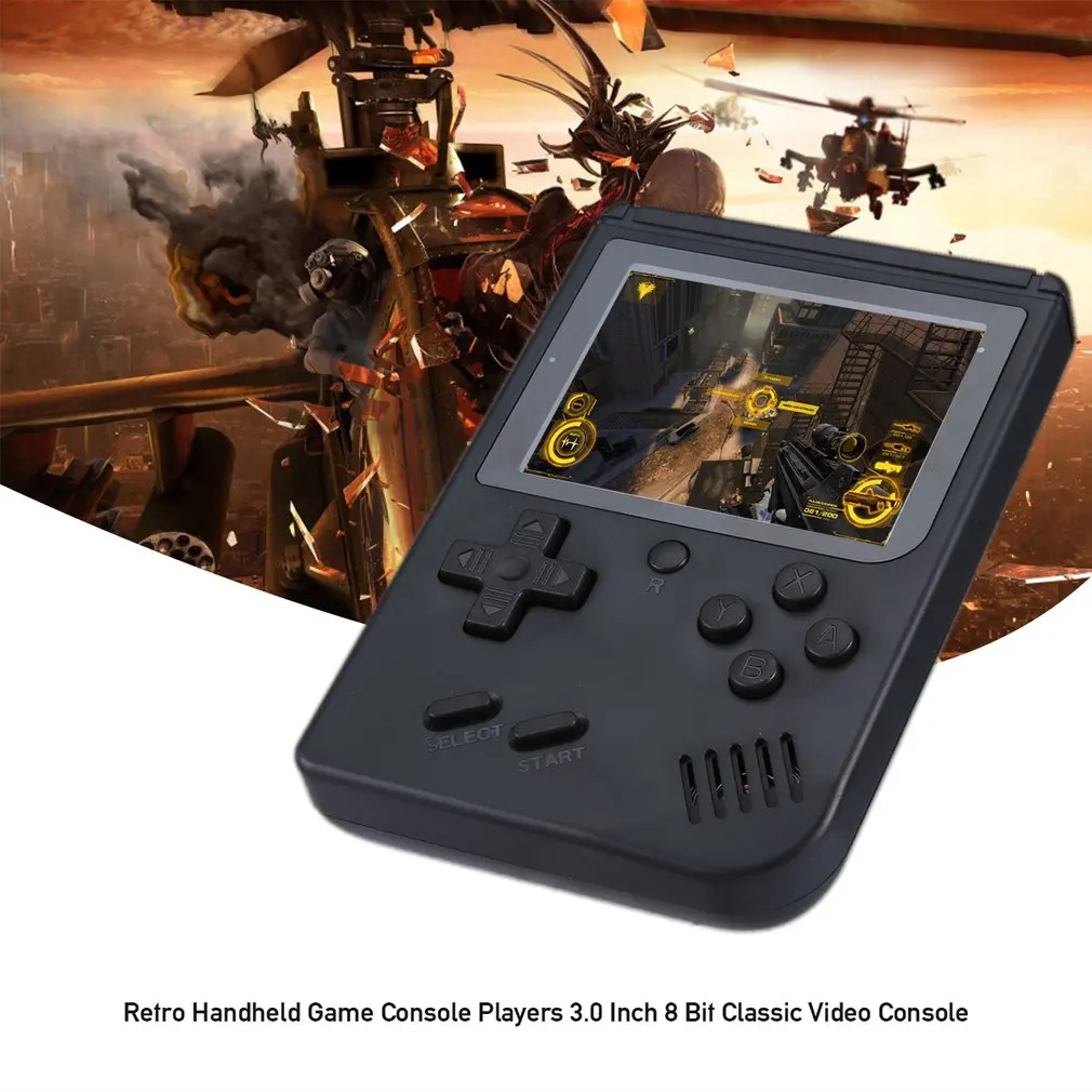 Retro Mini Portable Handheld 168 in 1 Game Console Players 3.0 Inch 8 Bit Classic Video Console RETRO-FC plus
