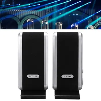 

For Desktop PC Laptop Black Portable USB Stereo Speaker Surround Sound System Suitable for most music players Speakers