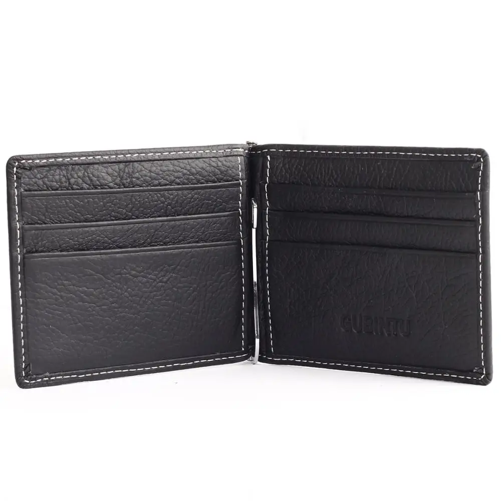 Leather Bill Organizer Free Engraving Name Men Genuine Leather Wallet Card Holder Male Purse Small Money Bag Mini Vintage Slim Wallets carteira
