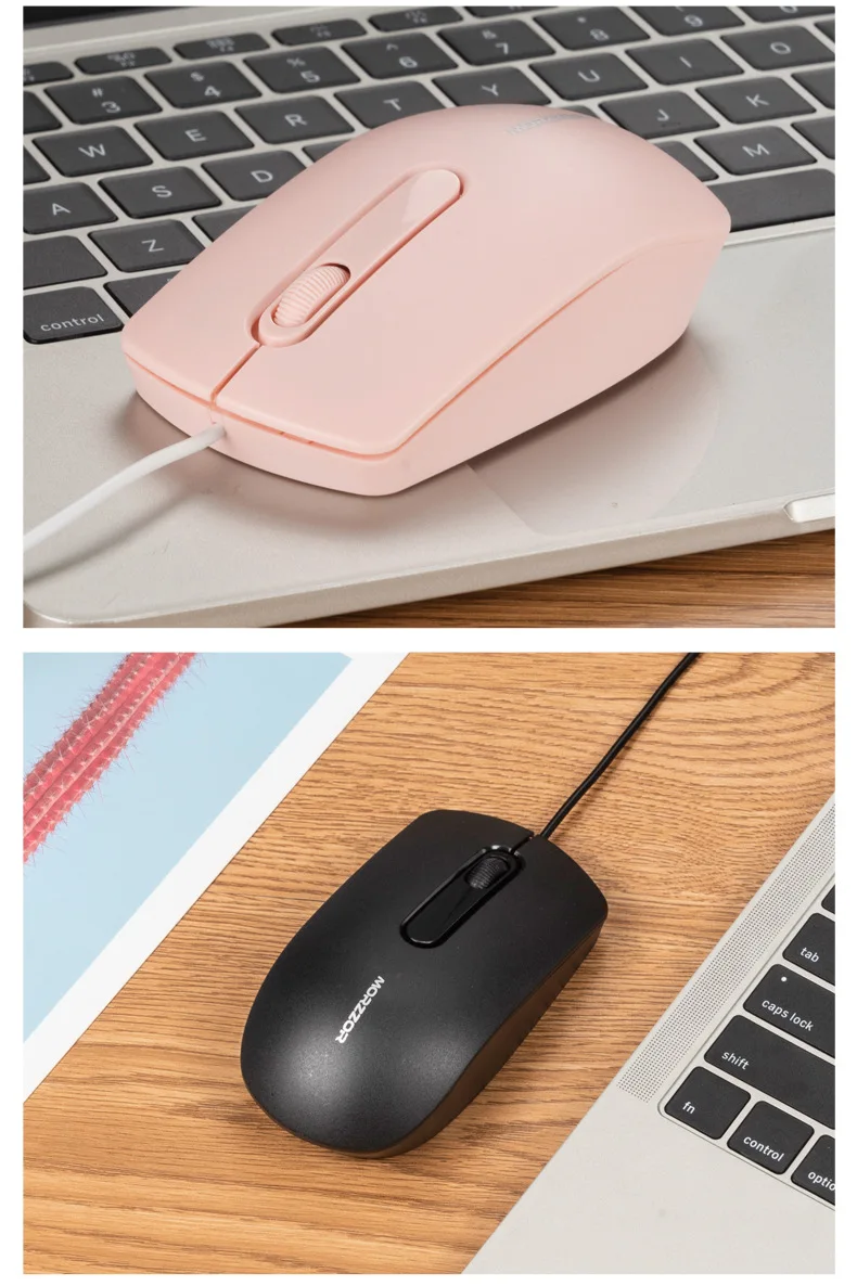 Многоцветная черная, белая, розовая игровая офисная мышь 1200 dpi, USB компьютерная мышь, геймерские Мыши для ПК, ноутбука, озвученная и бесшумная
