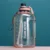 Hot Gradient Sports Water Bottle 2.2L Large Capacity Cup Outdoor Fitness Portable Straw Big Plastic Ton Barrel Botella Colorful 10
