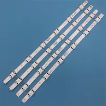 New Kit Good quality 4PCS LED strip For LG 49UV340C 49UJ6565 49UJ670V V17 49 R1 L1 ART3 2862 2863 6916L-2862A 6916L-2863A