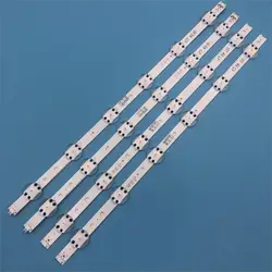 New Kit Good quality 4PCS LED strip For LG 49UV340C 49UJ6565 49UJ670V V17 49 R1 L1 ART3 2862 2863 6916L-2862A 6916L-2863A