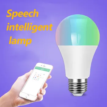 

WiFi Smart Light Bulb Dimmable Multicolor Wake-up Lights Lamp Voice Control RGB-W No Hub Required Interface E27 10W IP20 Spot 67