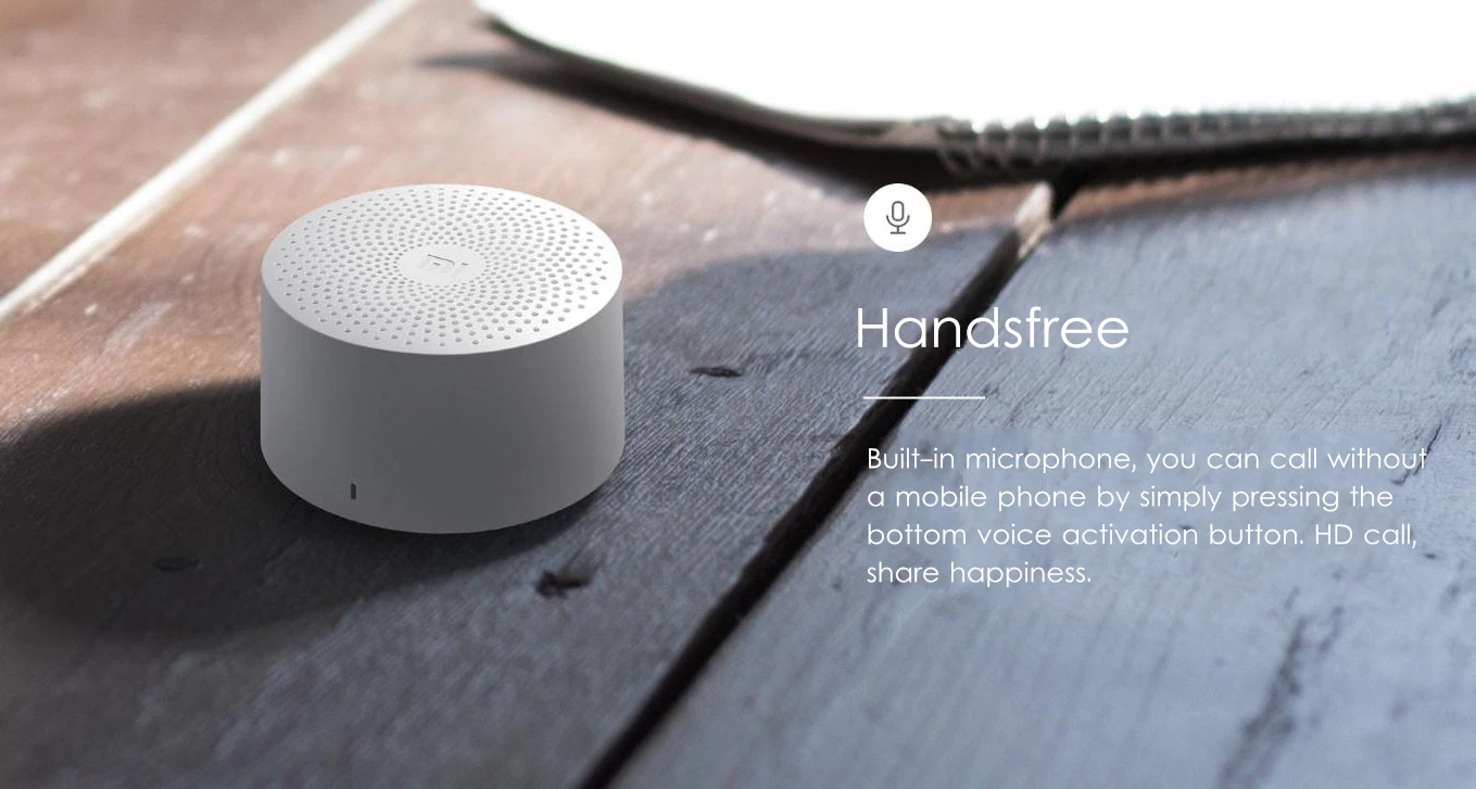 Xiaomi AI Portable Version Wireless bluetooth Speaker Smart Voice Control Handsfree Bass Speaker