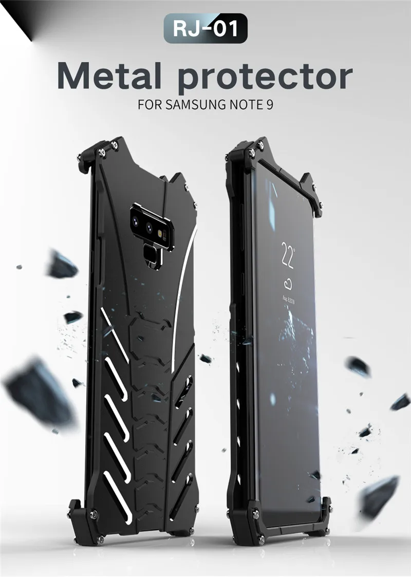 Противоударный алюминиевый чехол с Бэтменом для samsung Galaxy Note 9 10 8 FE S10 Plus S10E чехол для телефона металлический бампер корпус Fundas чехол